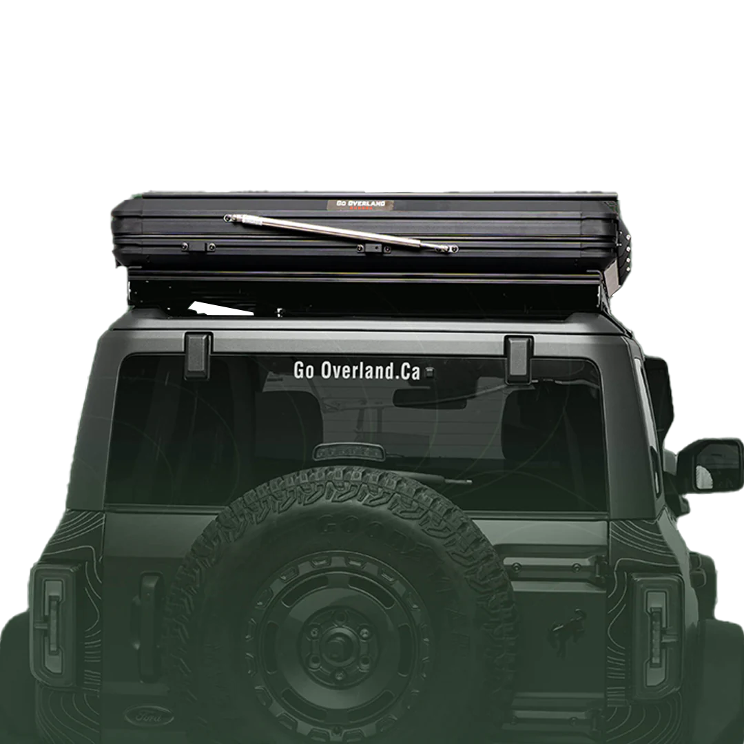 Rear view of the 4 season Roof tent