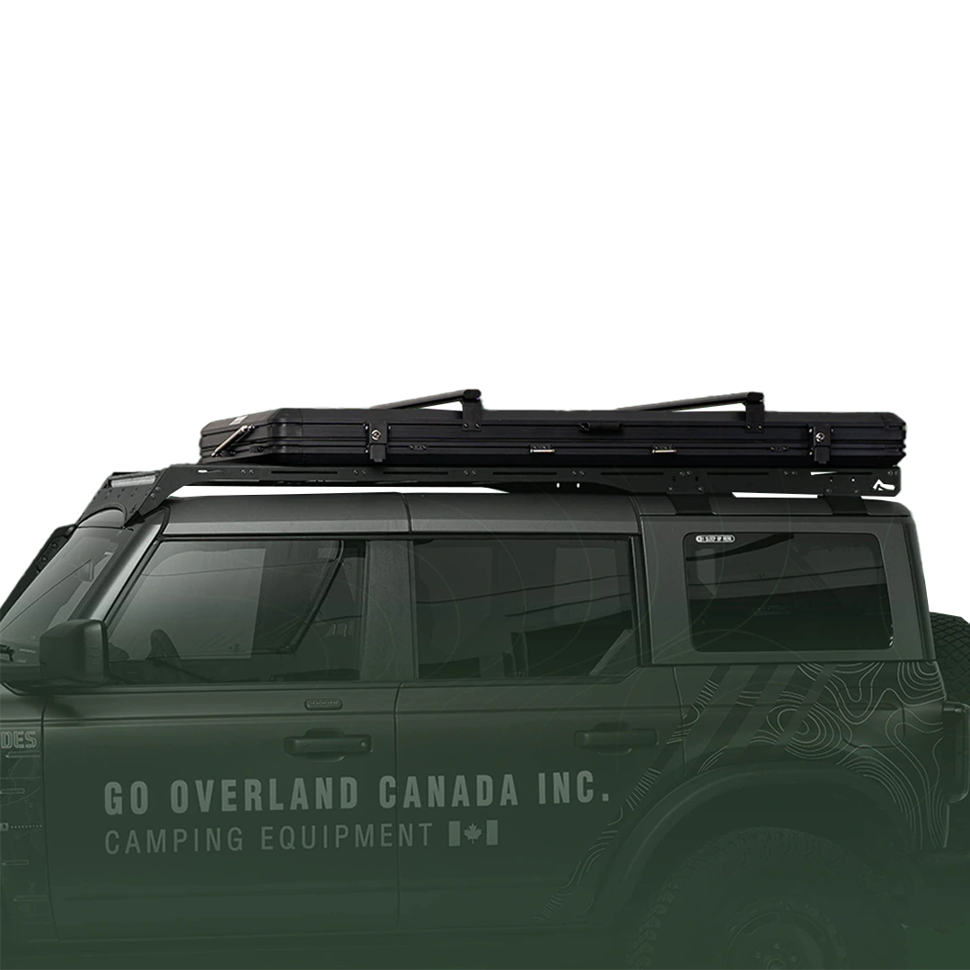 Side view of the Roof top tent