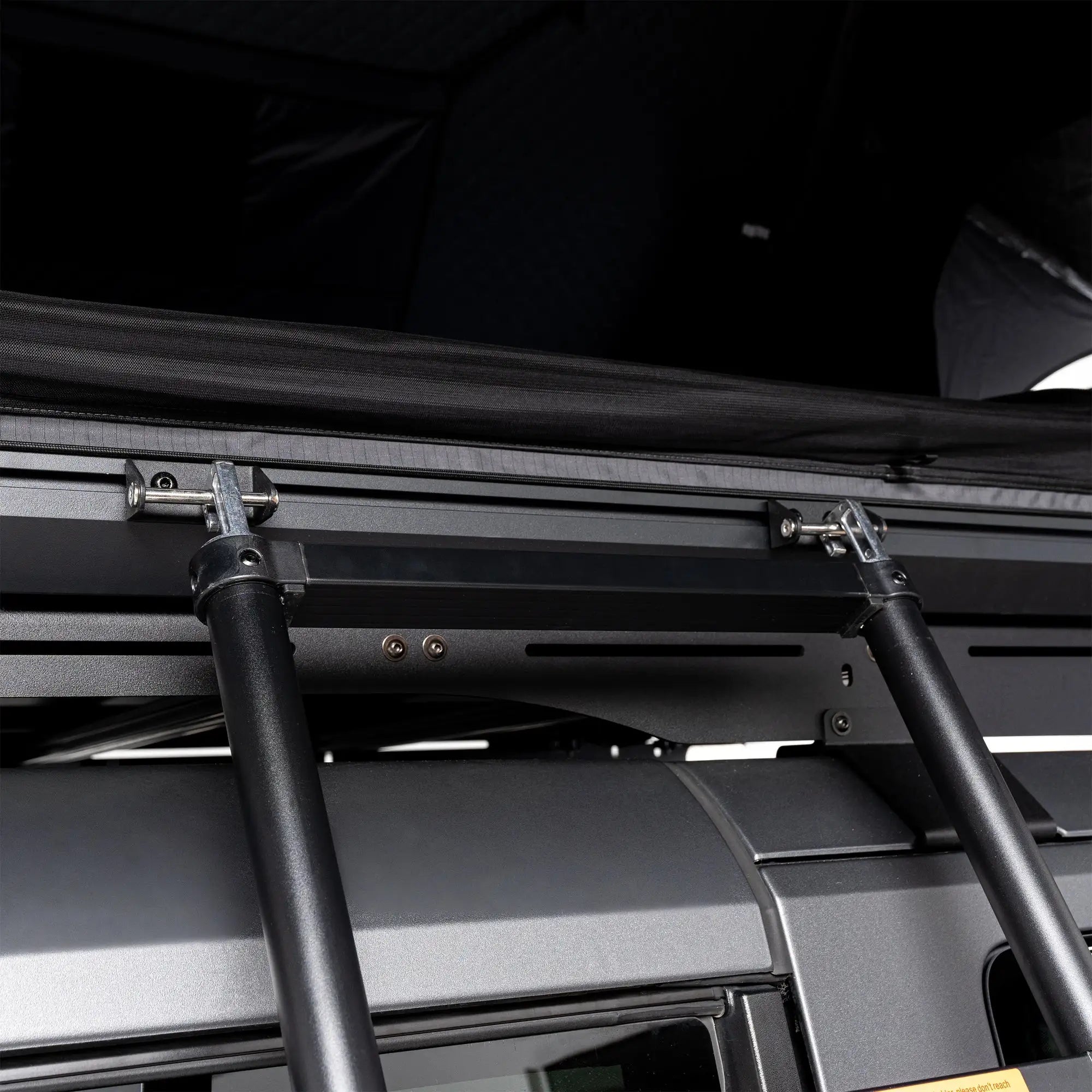 Ladder of the tent on a ford bronco