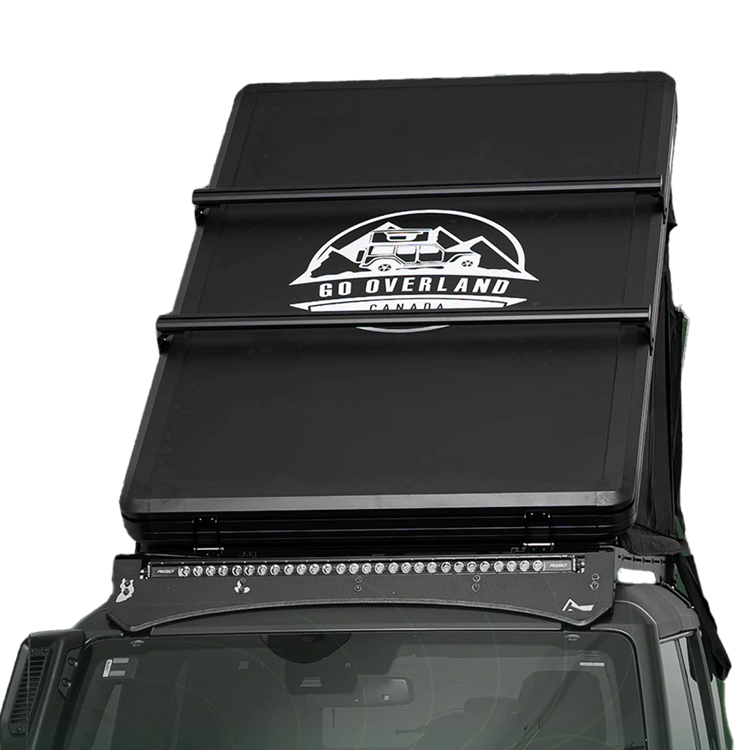 Front View of the Lightweight Roof Top Tent