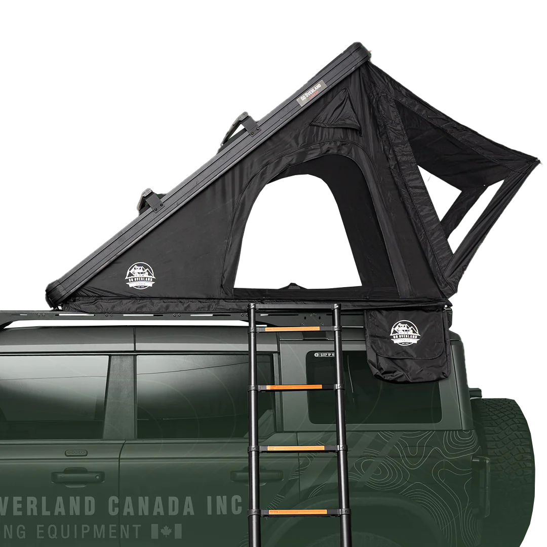 Side view of the Lightweight Roof Tent for 2 People