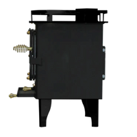 Mini Poêle à Bois Tiny House <br>Grizzly Noir <br>400 pi²
