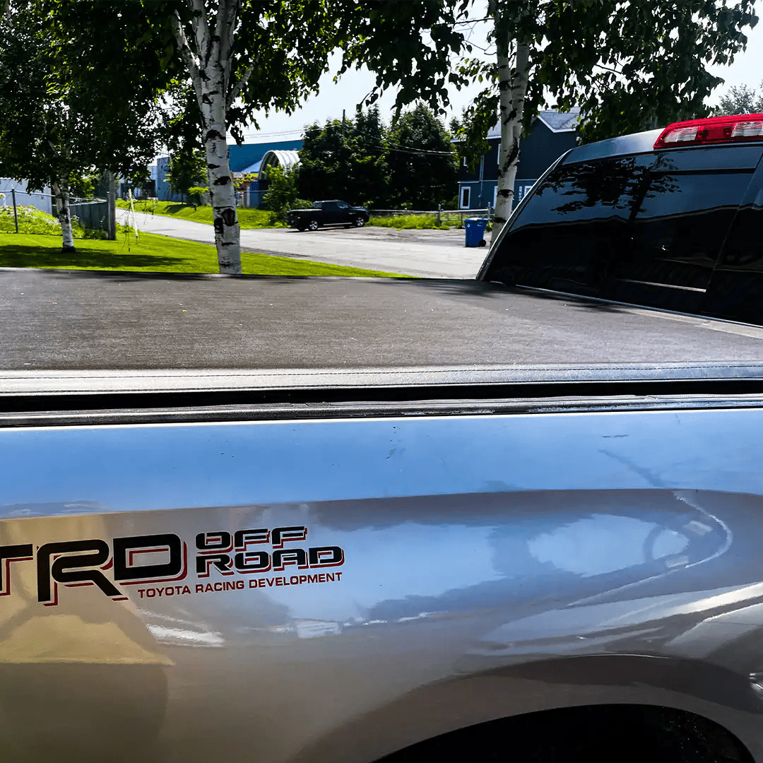 Side view on a Toyota