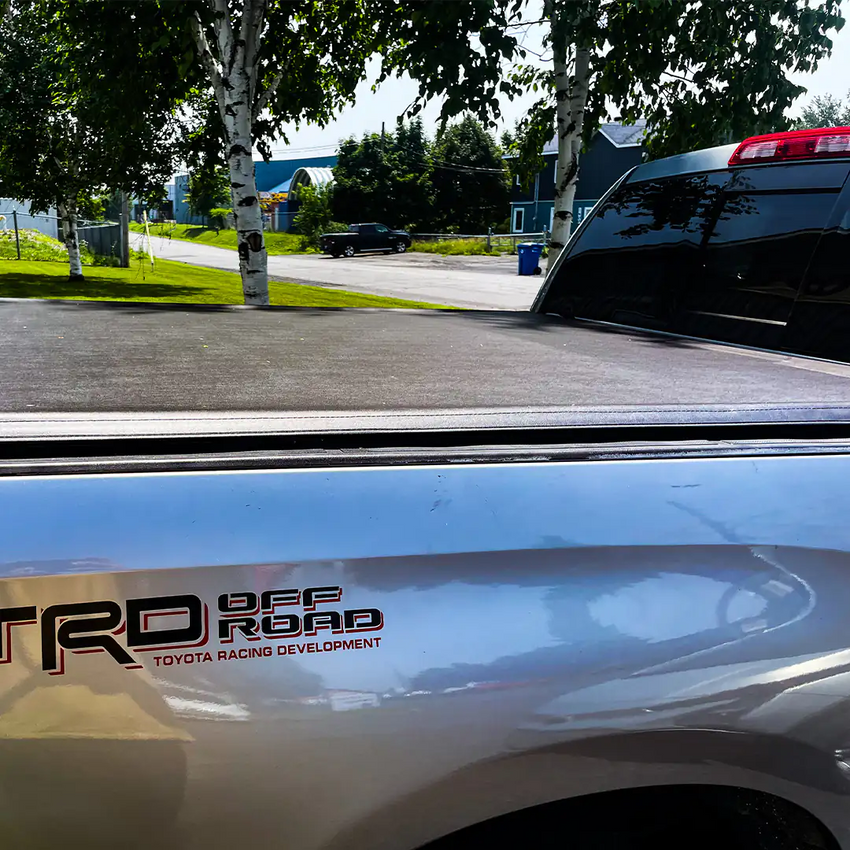 Side view on a Toyota