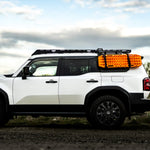 GX550 Roof Rack with traction boards and overlanding gear