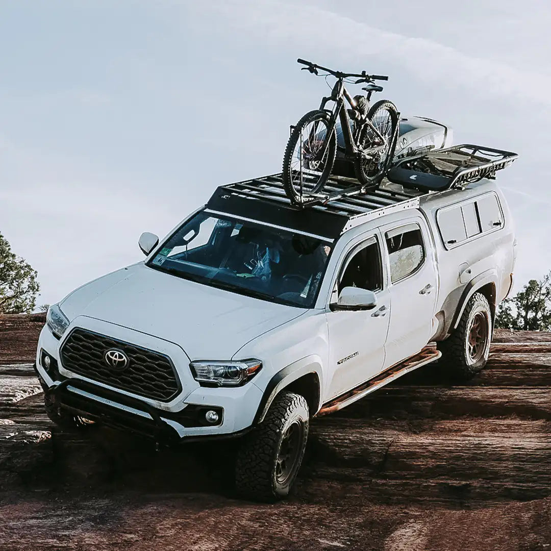Carrying a bike on off road terrain
