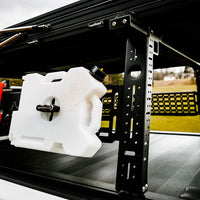 Universal Bed Rack made in Aluminium with Rotopax cans