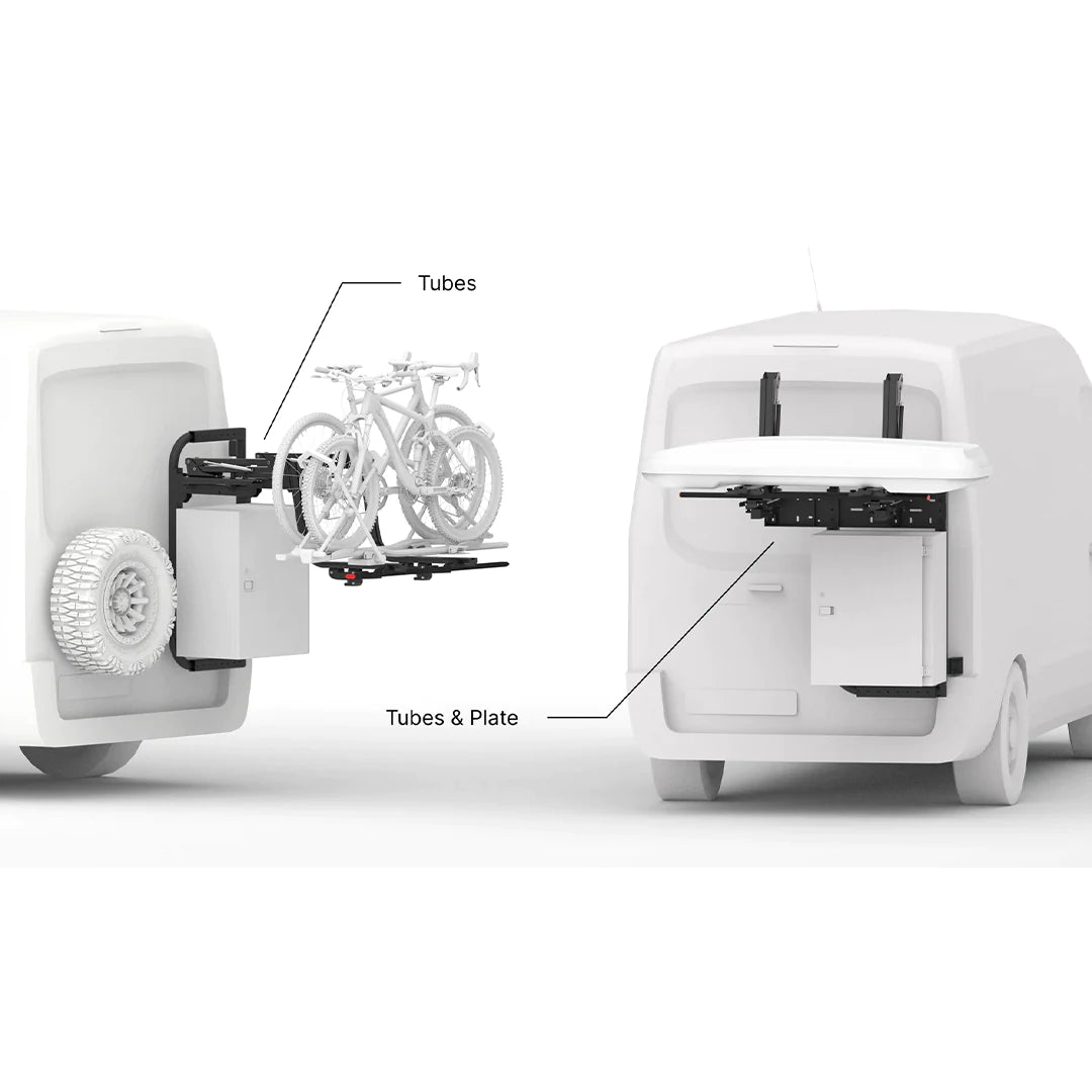 MOS side loading system for Van, Plate Kit