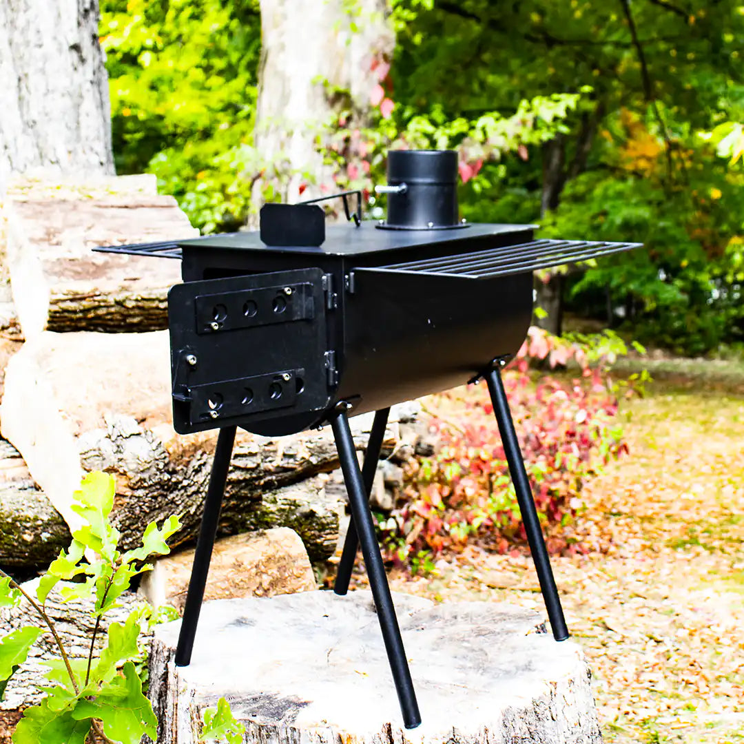 Large view in the forest