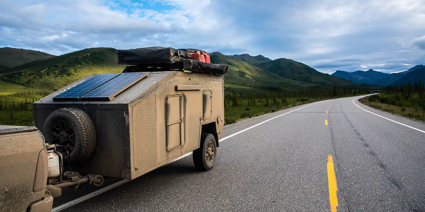 Off road camping trailer